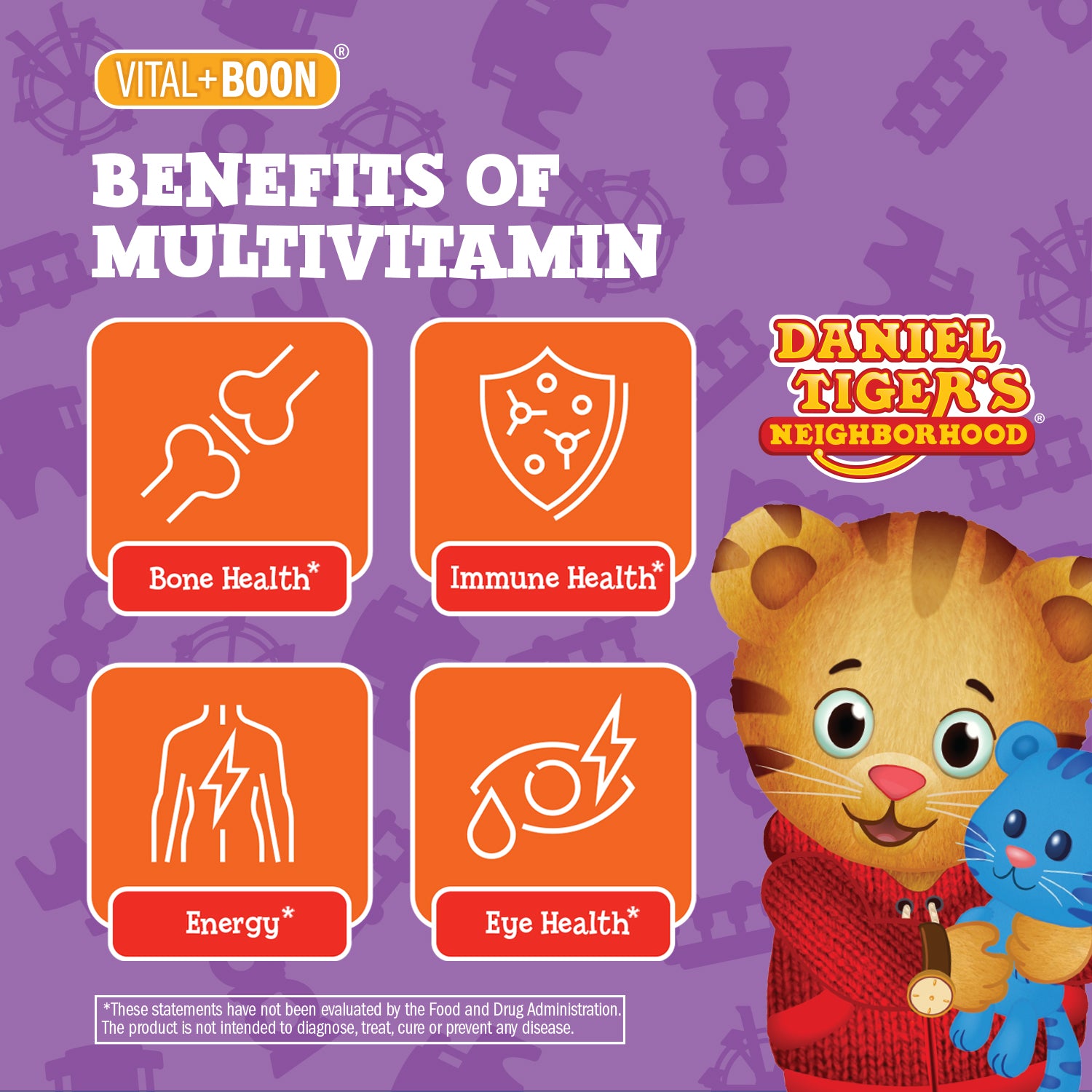 Daniel Tiger Kids Multivitamin Jellybeans